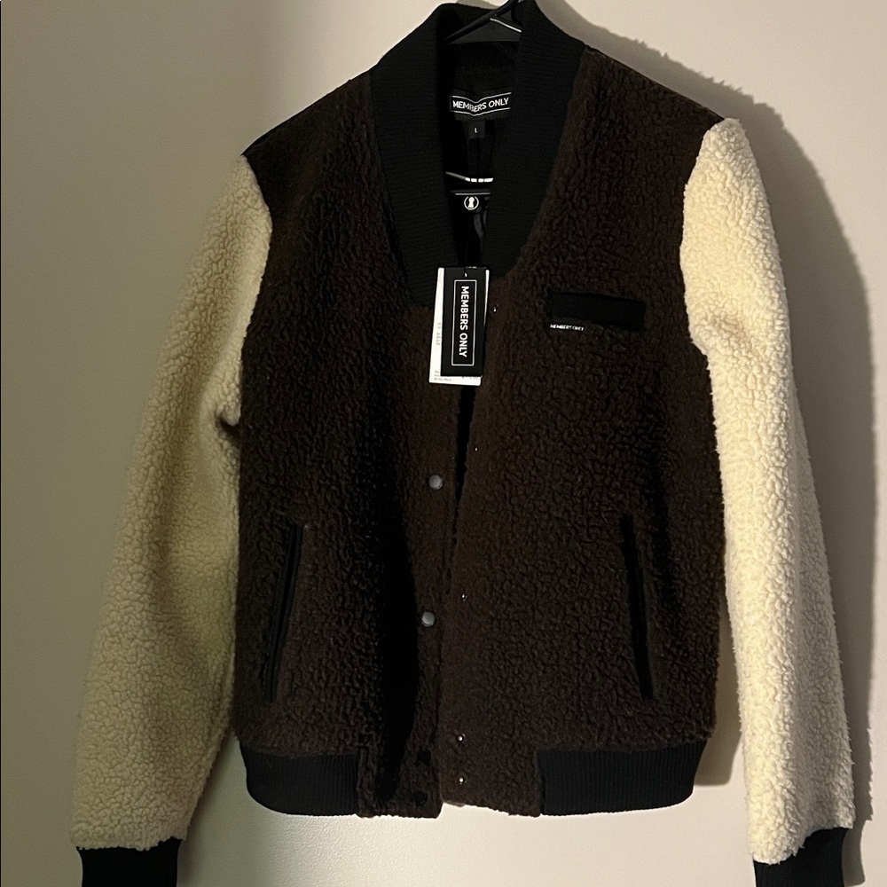 Women’s Black and Cream Jacket